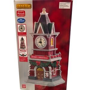 Lemax Tannenbaum Working Clock Tower Christmas Village New In Box 2020